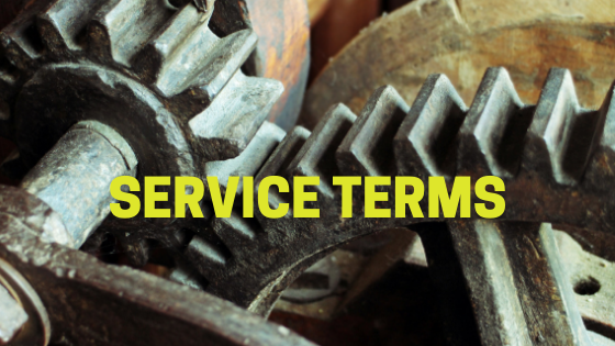 Definition Recognition Part Three: Service Terms