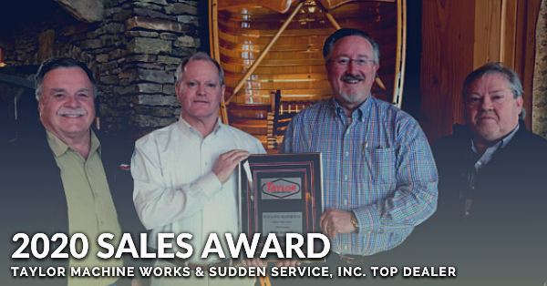 2020 Taylor Dealer Sales Award