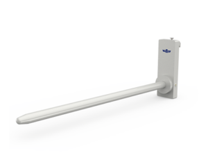 A carpet pole forklift attachment